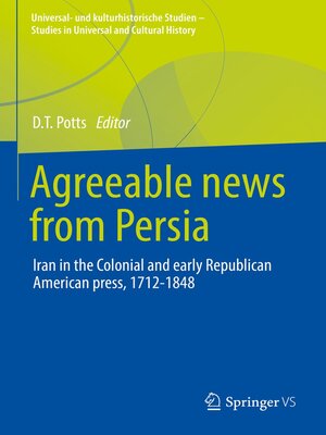 cover image of Agreeable News from Persia
